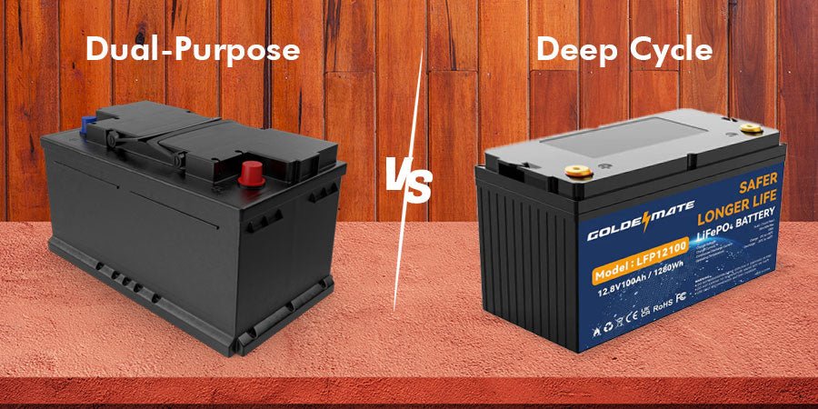 Dual-Purpose or Deep-Cycle: Picking the Best Battery for Your Needs - Goldenmate Battery