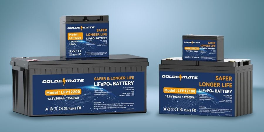 How to Choose the Correct Size of LiFePO4 Battery - Goldenmate Battery