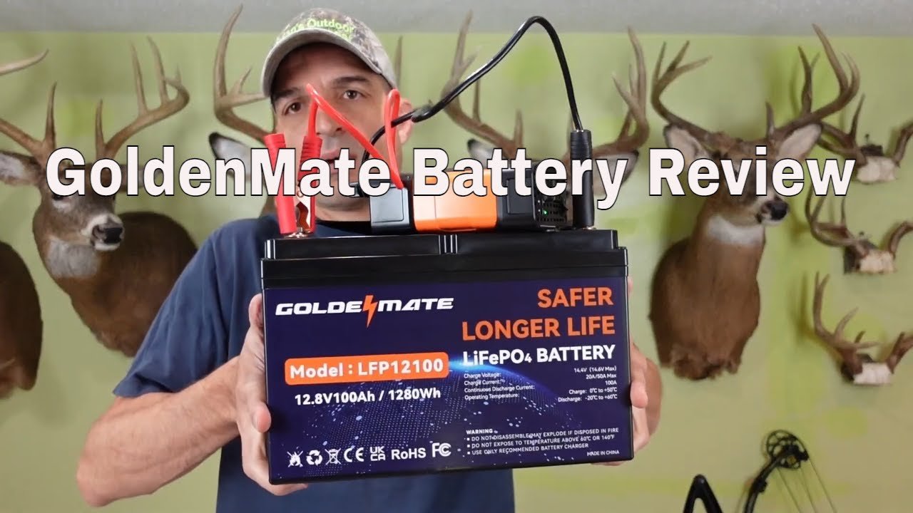A Real-World Review Of The Goldenmate 100 AH Camping Battery - Goldenmate Battery