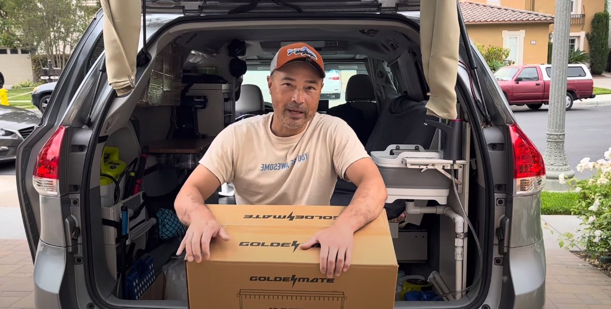 Powering Up DIY Cardboard Camper With 200Ah LiFePO4 Battery - Goldenmate Battery