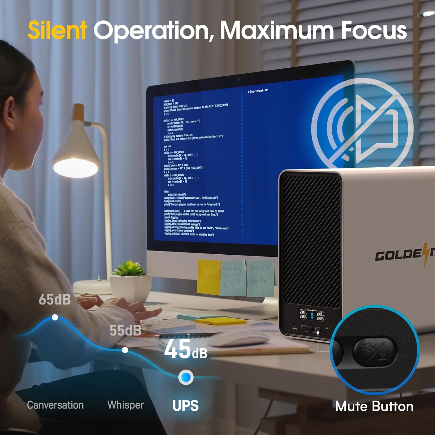 1500VA/1200W LiFePO4 UPS 8-Outlet