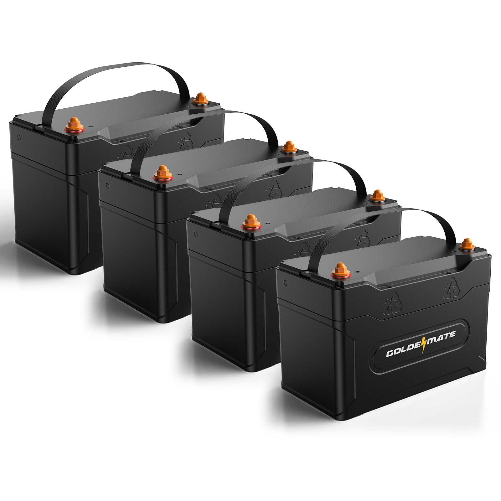 GoldenMate 12V 100Ah Group 31 IP67 Waterproof Bluetooth LiFePO4 Lithium Battery CRIUS100B - Goldenmate BatteryGoldenMate 12V 100Ah Group 31 IP67 Waterproof Bluetooth LiFePO4 Lithium Battery CRIUS100B