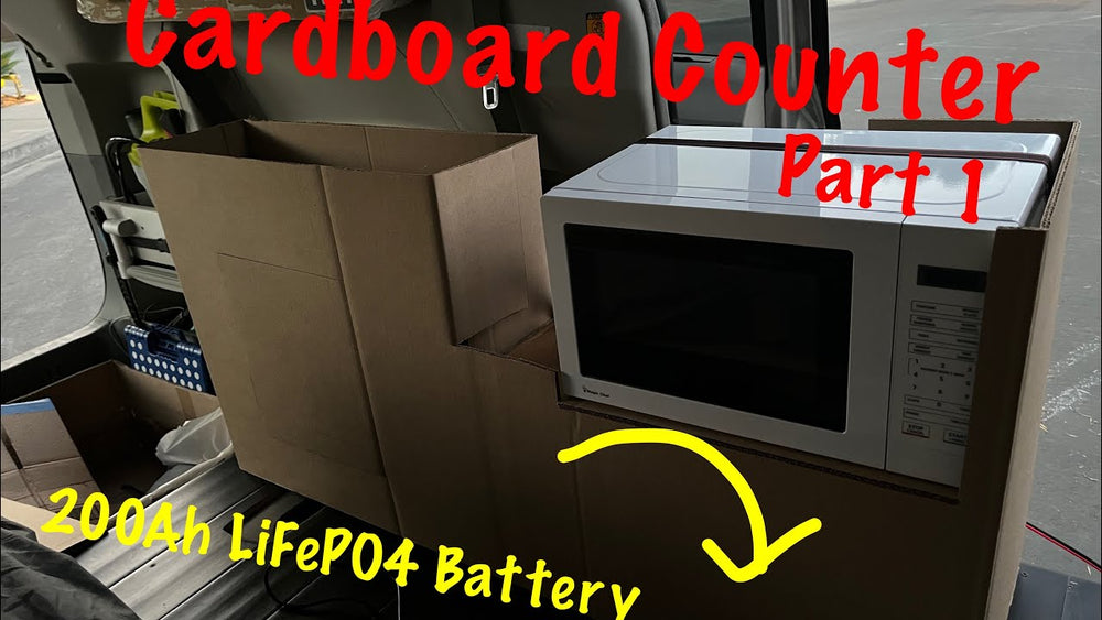 Transforming a Sienna into a Dream Camper with Cardboard: A DIY Journey - Goldenmate Battery