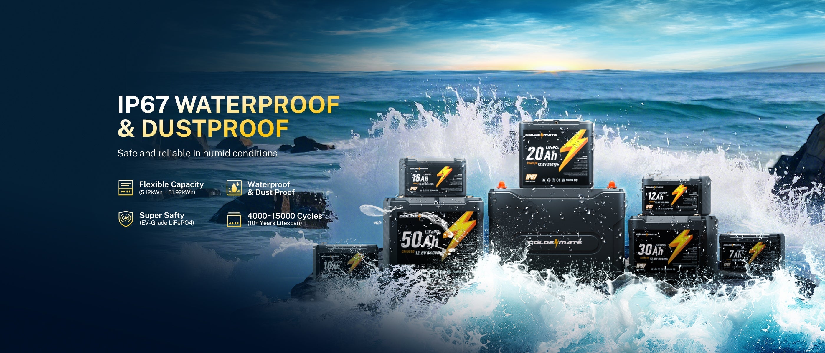 Is LiFePO4 Stable in Water? - Goldenmate Battery