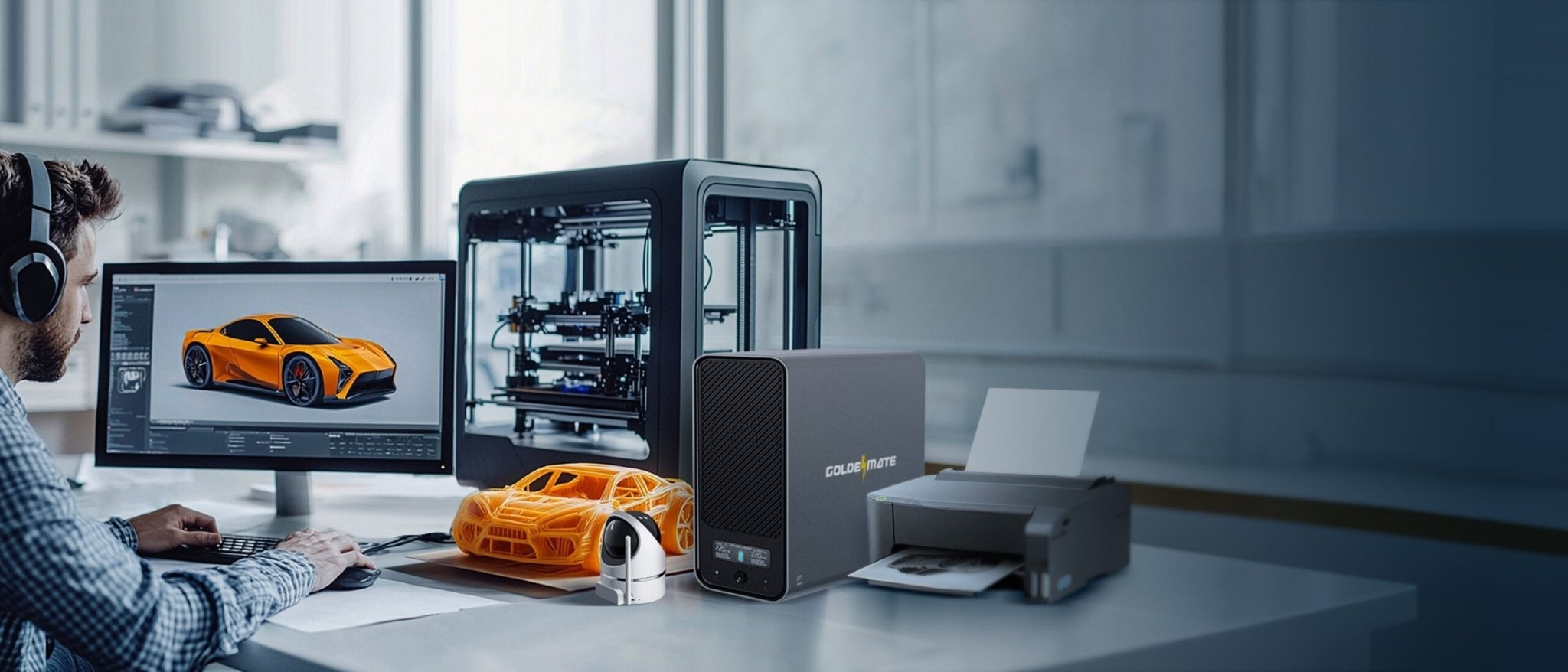 High-Demand Printing and Power Stability: Why Goldenmate is a Workshop Essential - Goldenmate Battery
