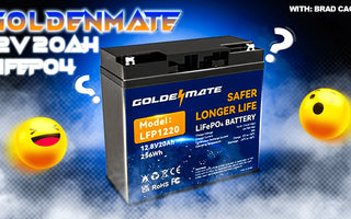 A Real-World Review of the Goldenmate 12v 20ah LiFePO4 Battery