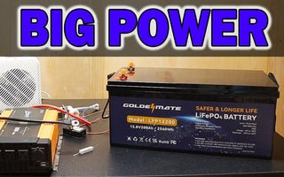 Powering Off-Grid Cabin: A Real-World Review of the Goldenmate 200Ah 12V LiFePO4 Battery