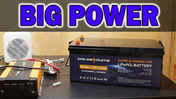 Powering Off-Grid Cabin: A Real-World Review of the Goldenmate 200Ah 12V LiFePO4 Battery