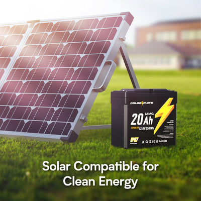 GoldenMate 12V 20Ah IP67 Waterproof LiFePO4 Lithium Battery - Goldenmate BatteryGoldenMate 12V 20Ah IP67 Waterproof LiFePO4 Lithium Battery