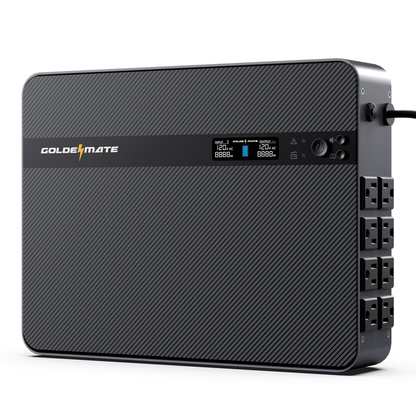 1500VA/1000W LiFePO4 UPS Wall-Mount