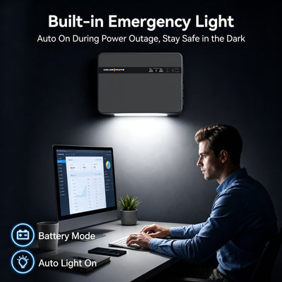 1500VA/1000W LiFePO4 UPS Wall-Mount - Goldenmate Battery1500VA/1000W LiFePO4 UPS Wall-Mount