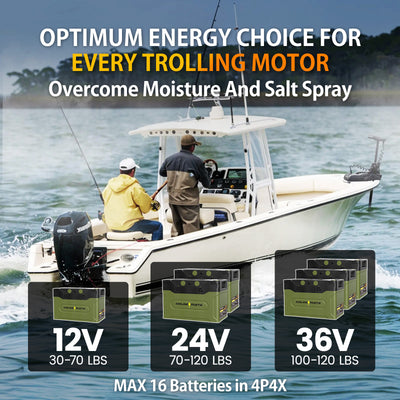 Orion1000 12V 100Ah IP67 Waterproof LiFePO4 Battery with LCD Display & APP Monitoring