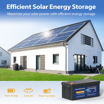 GoldenMate 12V 400Ah LiFePO4 Deep Cycle Lithium Battery - Goldenmate BatteryGoldenMate 12V 400Ah LiFePO4 Deep Cycle Lithium Battery