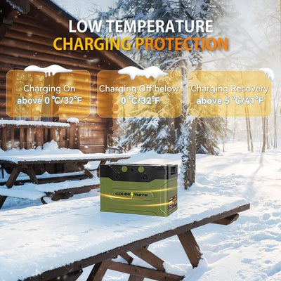 Orion1000 12V 100Ah IP67 Waterproof LiFePO4 Battery with LCD Display & APP Monitoring