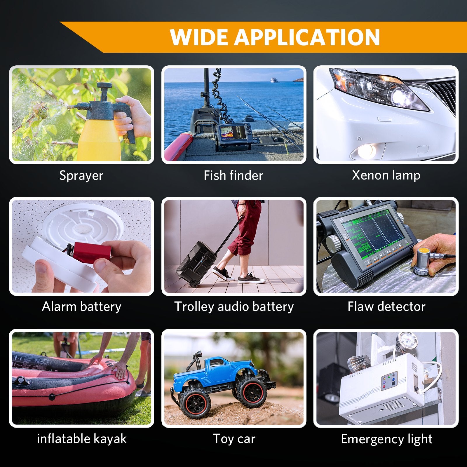 GoldenMate 12V 10Ah IP67 Waterproof LiFePO4 Lithium Battery - Goldenmate BatteryGoldenMate 12V 10Ah IP67 Waterproof LiFePO4 Lithium Battery