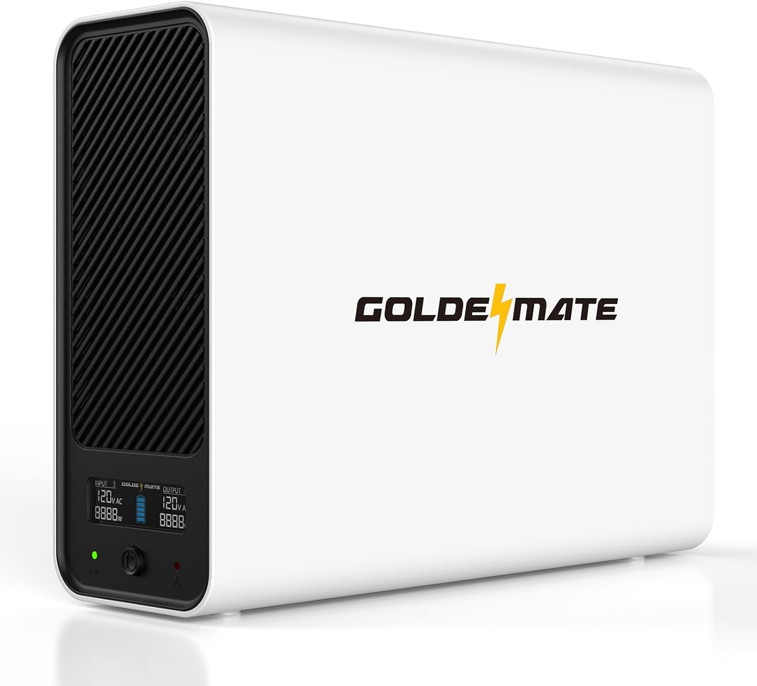 GoldenMate 8 Outlets 1000VA LiFePO4 UPS Backup Battery with NAS Interface