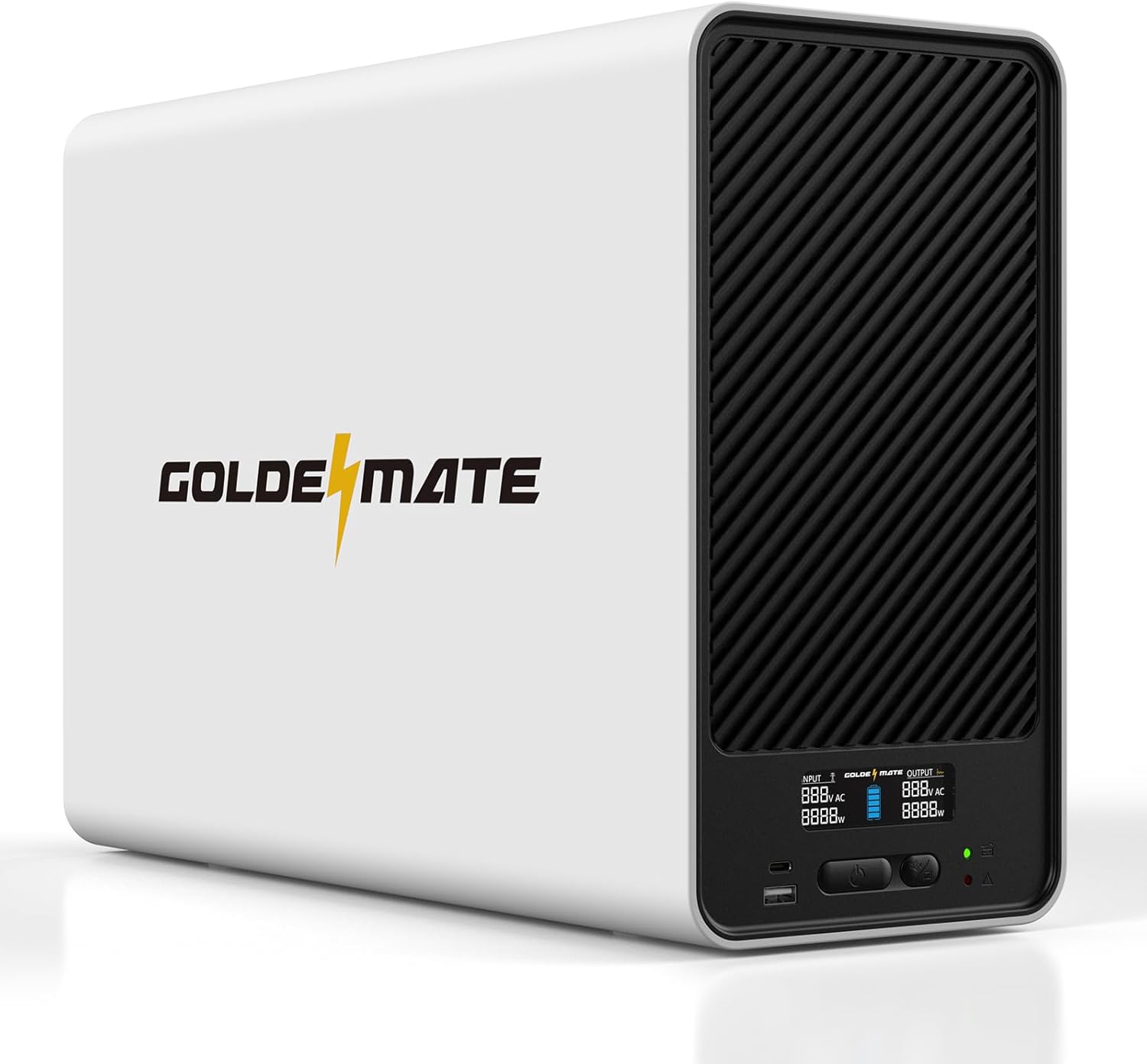 GoldenMate Online UPS 8 Outlets 2000VA/1600W Double Conversion UPS Backup and Surge Protector