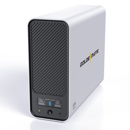 GoldenMate Back-UPS 1000VA/800W 8 Outlets LiFePO4 Battery Backup and Surge Protector