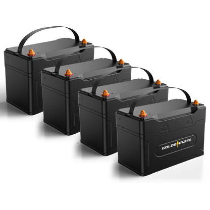 GoldenMate 12V 100Ah Group 31 IP67 Waterproof Bluetooth LiFePO4 Lithium Battery CRIUS100B - Goldenmate BatteryGoldenMate 12V 100Ah Group 31 IP67 Waterproof Bluetooth LiFePO4 Lithium Battery CRIUS100B