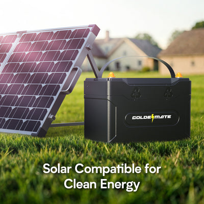 GoldenMate 12V 100Ah Group 31 IP67 Waterproof Bluetooth LiFePO4 Lithium Battery CRIUS100B - Goldenmate BatteryGoldenMate 12V 100Ah Group 31 IP67 Waterproof Bluetooth LiFePO4 Lithium Battery CRIUS100B