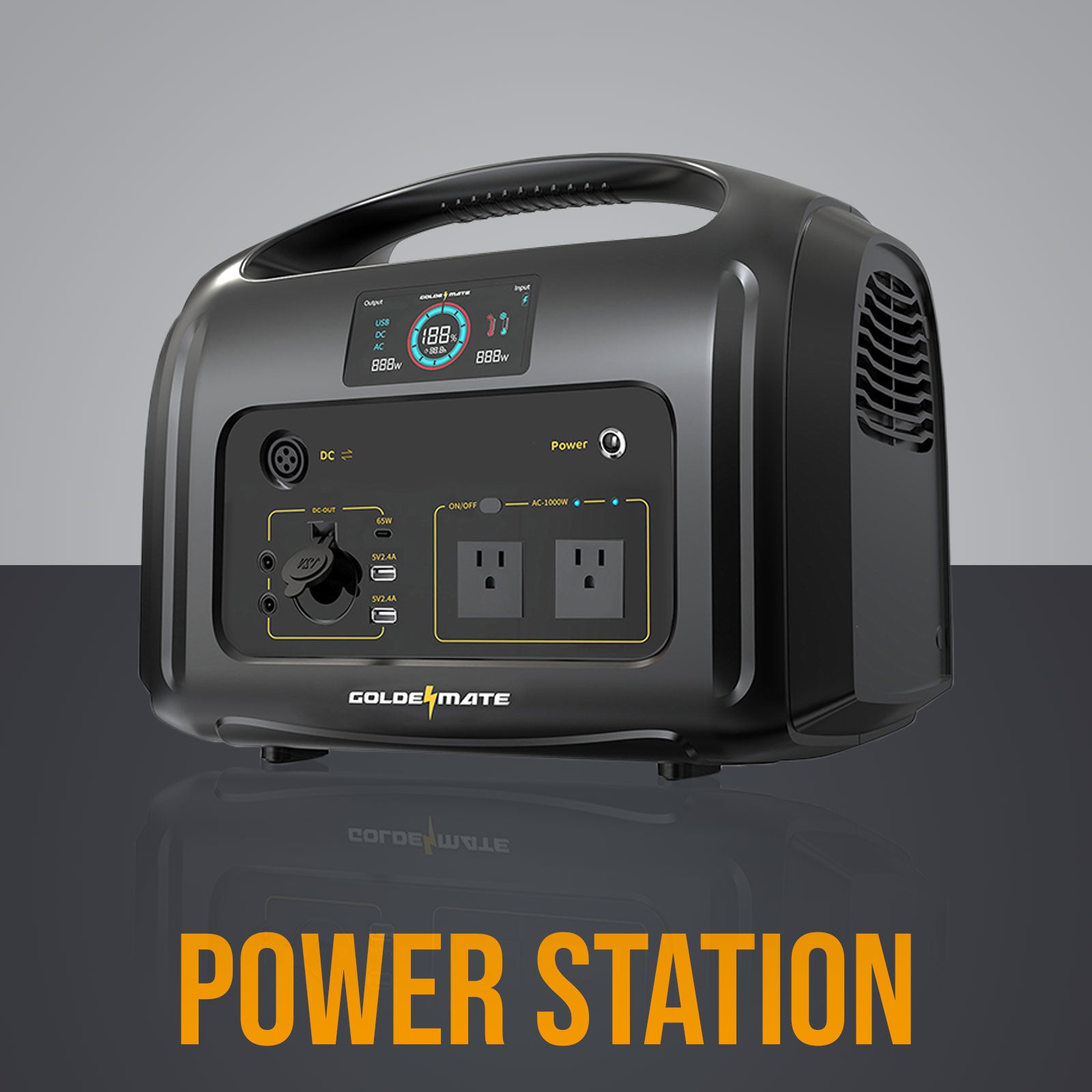 1000Wh Lifepo4 Portable Power Station