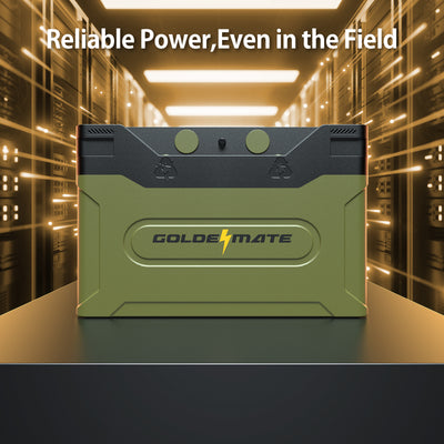 Orion1000 12V 100Ah IP67 Waterproof LiFePO4 Battery with LCD Display & APP Monitoring