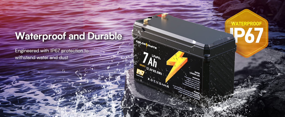 Install to specification — 12V 20Ah LiFePO4 battery