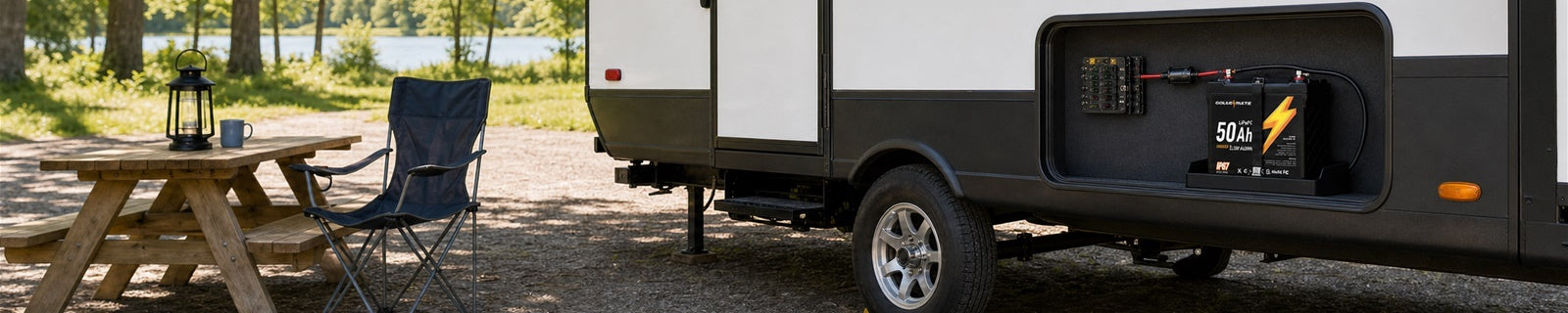 LiFePO4 batteries for RV and camping use