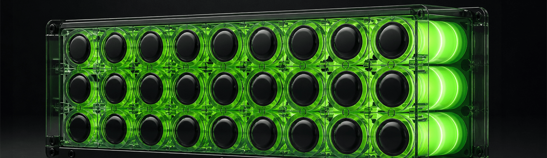 LiFePO4 battery cell array concept